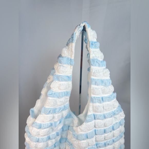 Puffer Tote Bag for Women Quilted Puffy Bubble Hobo Bag Cotton. Nwot - Picture 9 of 10